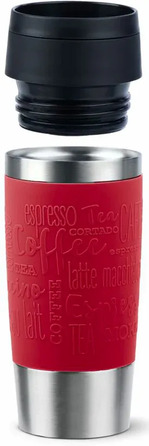 Tefal Термочашка Travel Mug Classic, 360мл, нержавіюча сталь, червоний