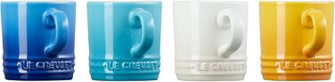 Набор из 4 чашек эспрессо 100 мл, разноцветный Riviera Le Creuset