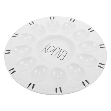 Керамічна підставка для фаршированих яєць для великодніх святкувань Cabilock