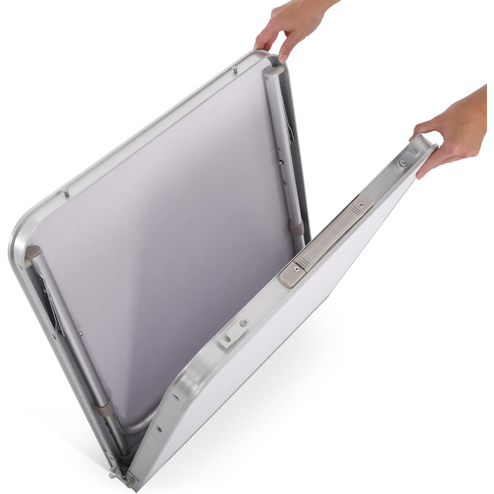 Складной кемпинговый стол белый Raburg