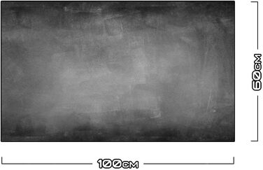 Дизайнерський кухонний фартух з алюмінієвого композиту, кухонний фартух, товщина 3 мм, 60x100 см, (бетонна стіна чорного кольору)