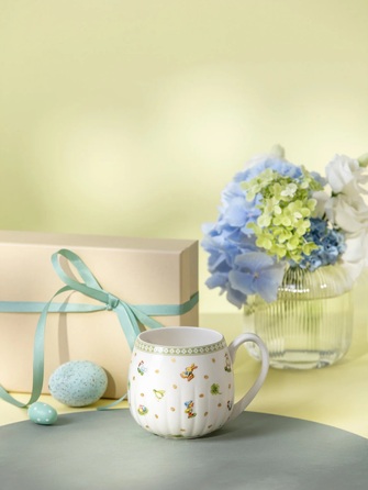 Набор из 6 кружек с ручкой 0,35 л и 6 блюдец Easter Delight Villeroy & Boch