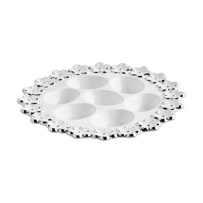 Керамічний піднос для яєць 23 см home&you