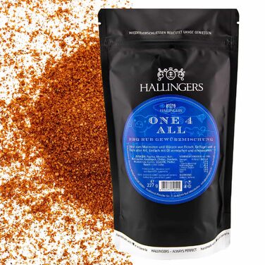 Класичний набір спецій Hallingers - 1 - Подарунковий набір спецій ручної роботи, 12 спецій з усього світу (Набір) - Літній подарунок та ідеальний подарунок для барбекю Подарунок для нової домівки "Вітання та дружба" Класичні спеції., 12 спецій (73