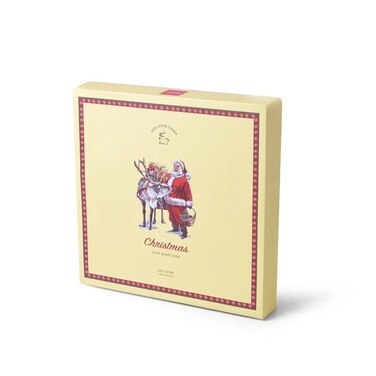 Блюдо Fissman CHRISTMAS 19 см у формі зірки фарфор (13789)