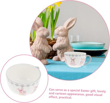 Керамічна миска для супу з ручкою 450 мл LABRIMP