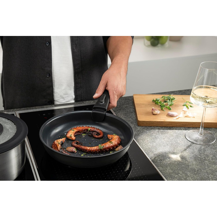 Набір з 3 сковорід 20, 24, 28 см зі знімною ручкою Unlock Zwilling