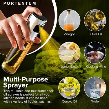 Розпилювач олії 100 мл з аксесуарами PORTENTUM