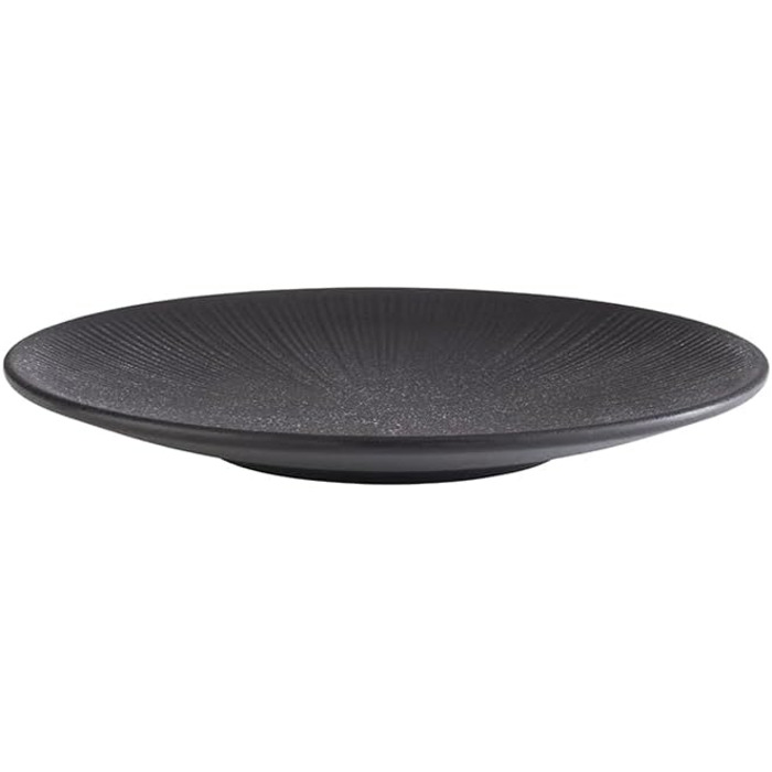 Тарілка APS 85064 NERO, Ø 26 см, висота 3 см, меламін, чорний