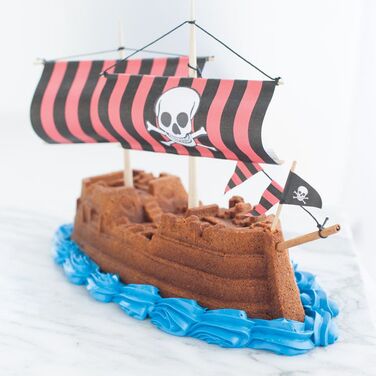 Форма для выпечки Nordic Ware Pirate Ship, 35,5 х 15,5 х 10 см