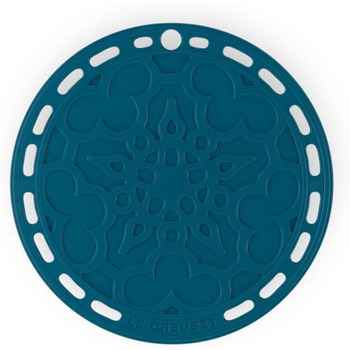 Підставка Le Creuset Tradition з силікону, термостійка до 250C, Ø 20 см, 93007300060000 (Deep Teal)