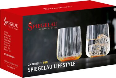 Набор стаканов для воды, 2 предмета, золотистые Lifestyle Spiegelau