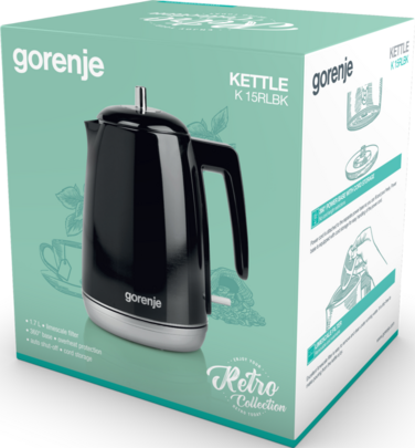 Электрочайник Gorenje K 15 RLBK (LD-K3042) (6587624)