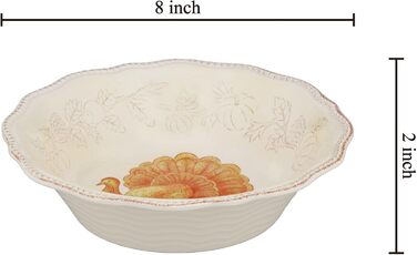 Набір меламінових мисок UP ware, миски у формі квітки для пасти, рису, супу та салату, без BPA, придатні для миття в посудомийній машині, ударостійкі, сині, 17,8 см, 6 предметів (блискуча індичка)