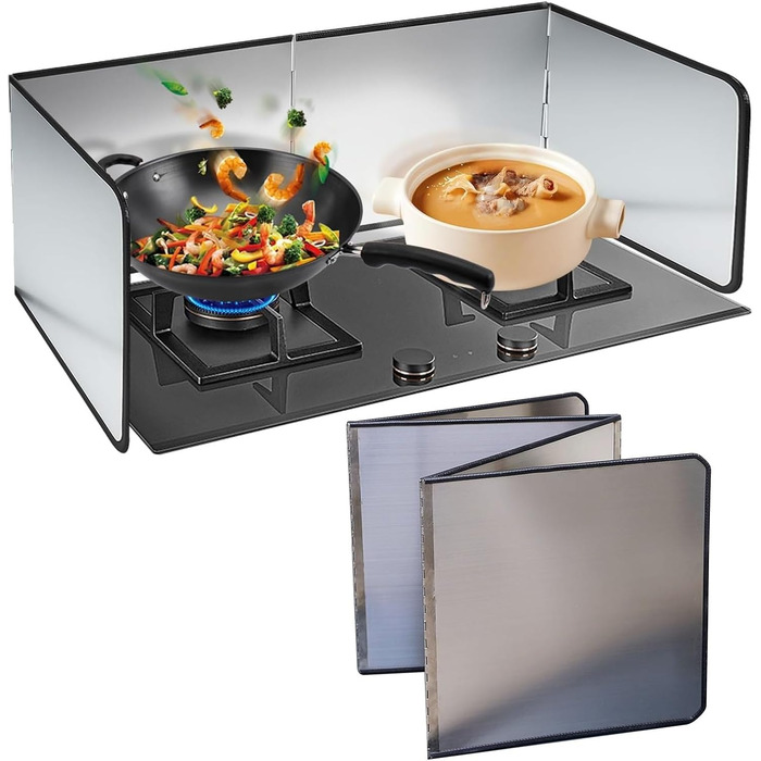 Защита от брызг масла из нержавеющей стали для жарки Generisch