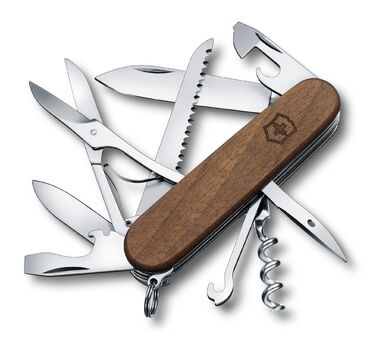 Ніж швейцарський 13 функцій, 91 мм, Victorinox Huntsman Wood