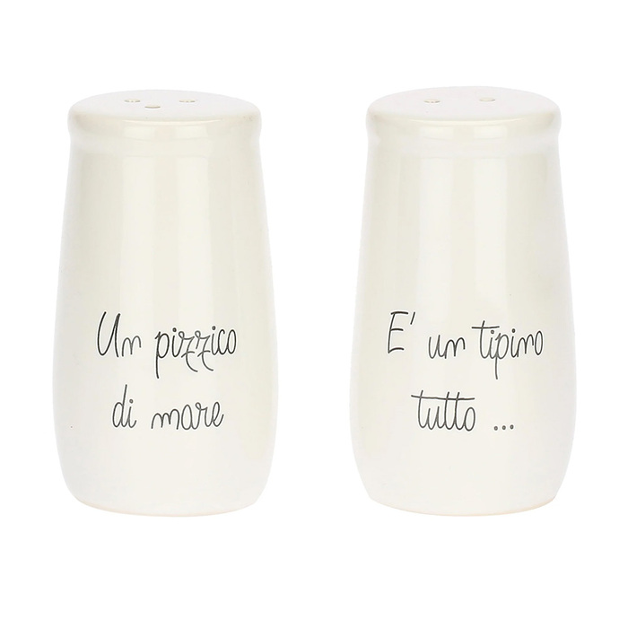 Набір для солі та перцю La Porcellana Bianca GLI ONESTI, порцеляна, 58 мл