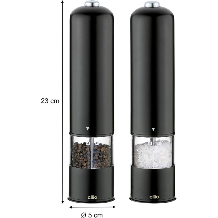 Фреза Cilio 615005, 23 x 6 x 23 см, 2 шт. (черная)