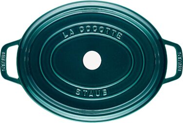 Каструля / жаровня 31 см з кришкою овальна La Mer Staub