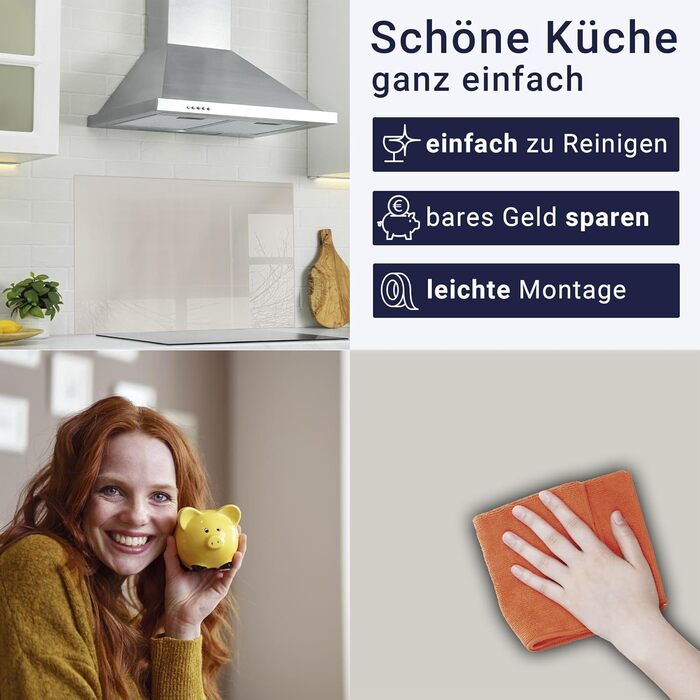 Акриловый фартук для плиты 80 x 50 см timalo