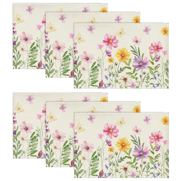 Весняні килимки набір з 6 шт 30 х 45 см Artoid Mode