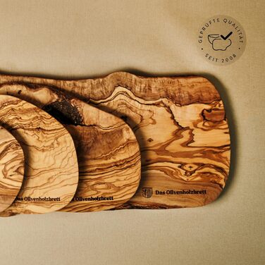 Дошка обробна з оливкового дерева 40 х 30 см das Olivenholzbrett