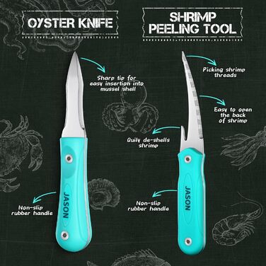 Набор инструментов для морепродуктов 5 шт JASON