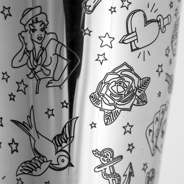 Набір бармена, 5 предметів, нержавіюча сталь, Tattoo, Urbanbar (Урбанбар)