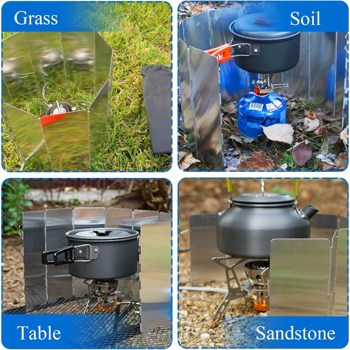 Брызкозащитный экран для уличных плит и газовых плит YAYODS