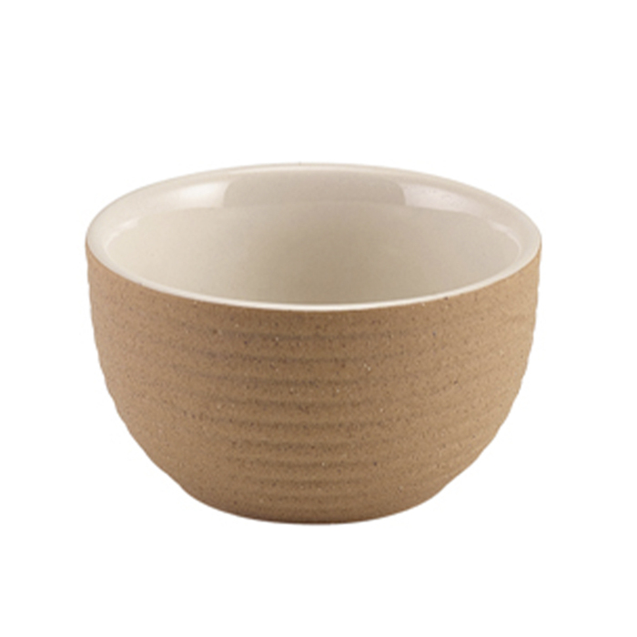 Соусник 7.8*h 4.4 см, 90 мл, Kava White Stoneware Ribbed, GenWare