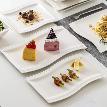 Тарелка десертная, набор 2 предмета, кремово-белый Flora MALACASA