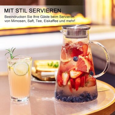 Кувшин с крышкой и щеткой для горячих/холодных напитков 2 л SUSTEAS