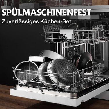 Набор из 3 сковород 20, 24 и 28 см SNOW CLAD