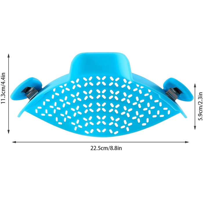 Силіконовий друшляк із застібкою для каструль Fulenyi