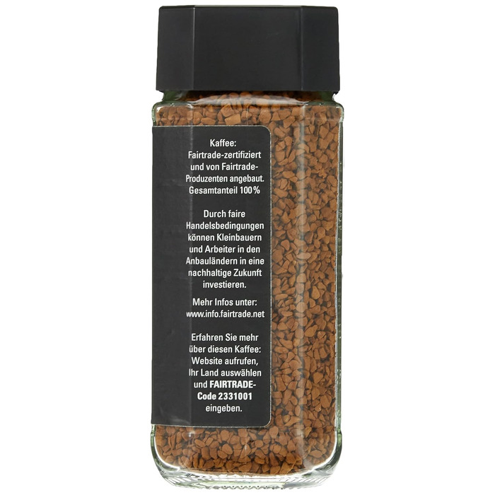 Розчинна кава Mount Hagen, 100 г (чорна, 16,67 г (36 шт.))