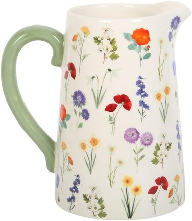 Керамічна ваза-глечик для польових квітів Zale Yardley