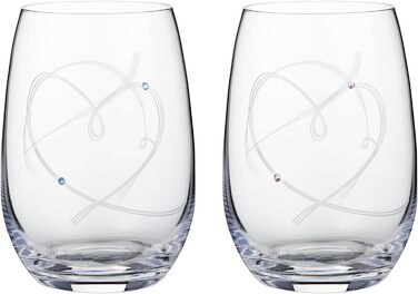 Подарунковий набір склянок з прикрасами від Swarovski, 2 предмети, Stölzle Lausitz