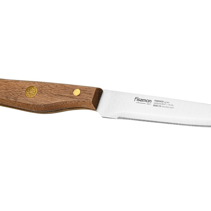 Ніж Fissman універсальний FEDERICO 13 см X30Cr13 сталь (12071)
