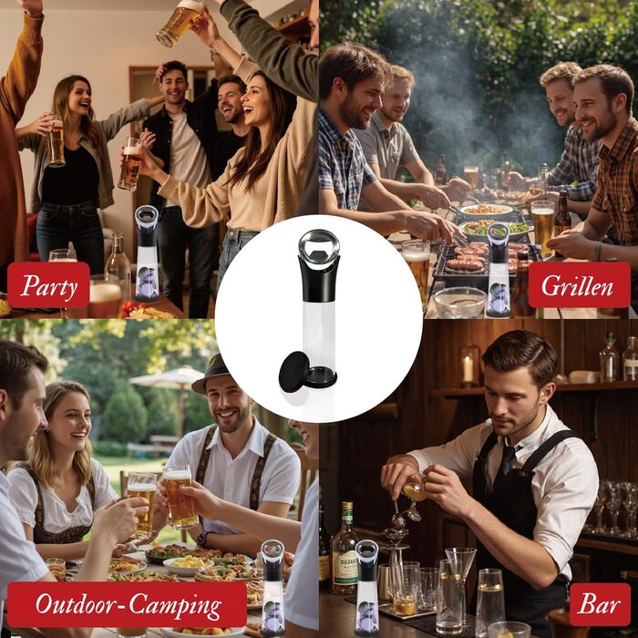 Відкривачка для пляшок з контейнером для кришечок Nordkai