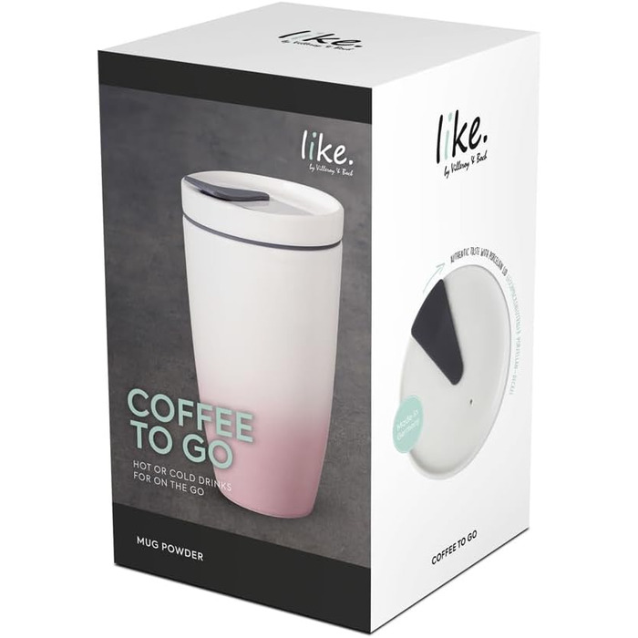 Термокухоль дорожній 0,35 л, рожевий Coffee to Go Villeroy & Boch