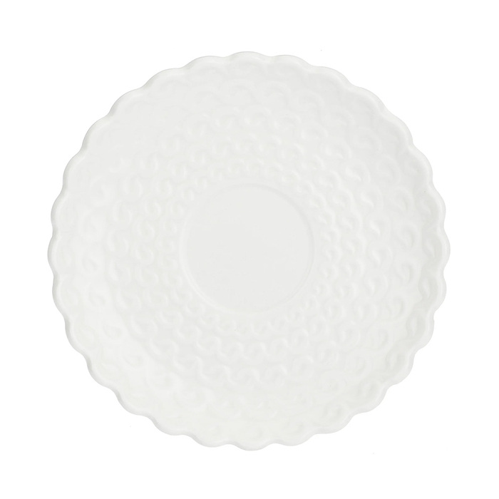 Чашка для кофе с блюдцем La Porcellana Bianca MOMENTI, фарфор, 85 мл