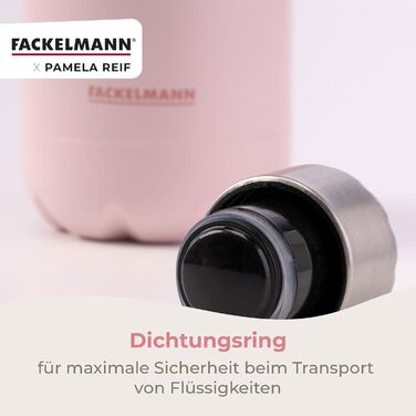 Бутылка для воды 500 мл изолированная, пастельно-розовая Pamela Reif Fackelmann