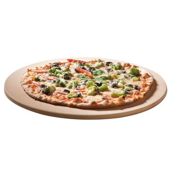 Камень для выпечки и пиццы SANTOS, для газовых грилей, грилей на угле, коптилень и духовок, круглый Ø 36,5 см 9955 Код: 011015
