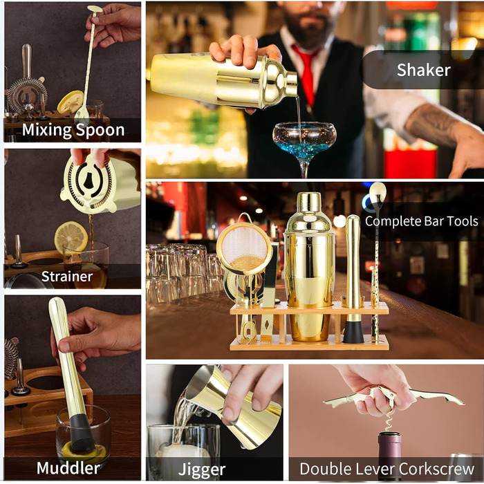 Професійний барний набір 11-в-1 OBALY