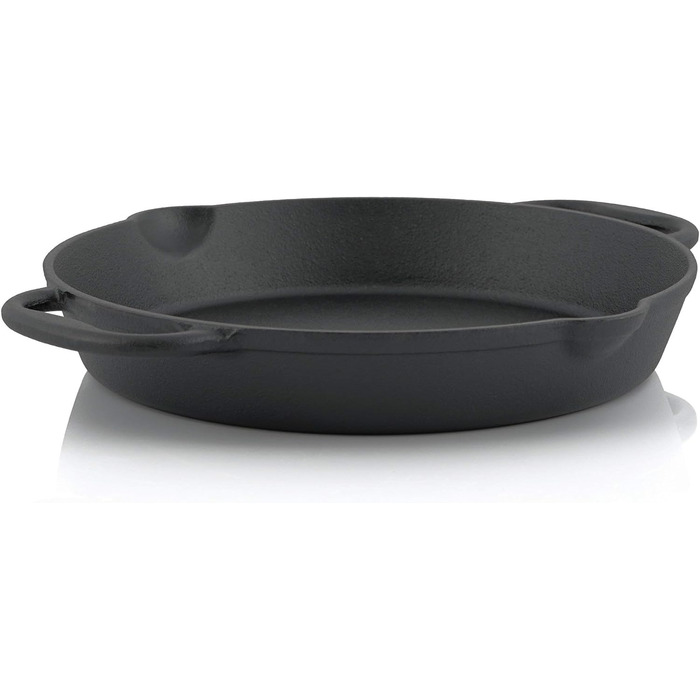 Чугунная сковорода-гриль BBQ-Toro I Чугунная сковорода с двумя ручками и двумя носиками I Сервировочная сковорода I Pan (Ø 25 см)