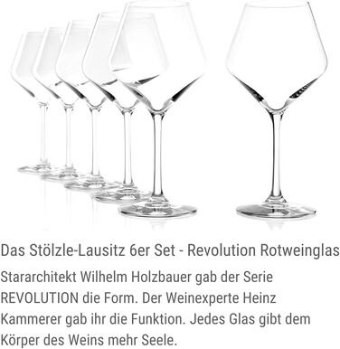 Келихи для білого вина Stlzle Lausitz Revolution 365 мл I Келихи для білого вина Набір з 6 келихів для благородного кришталю I Келихи для вина Можна мити в посудомийній машині I Набір келихів для білого вина ударостійкий I найвищої якості (545 мл келихи д