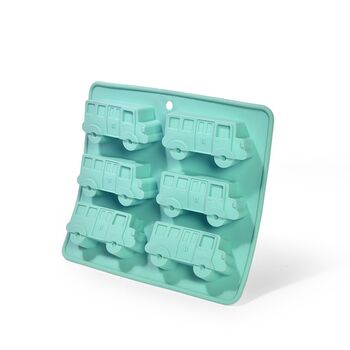 Форма для випічки Fissman 6 кексів Автобус 22x20x2,8 см (6653)