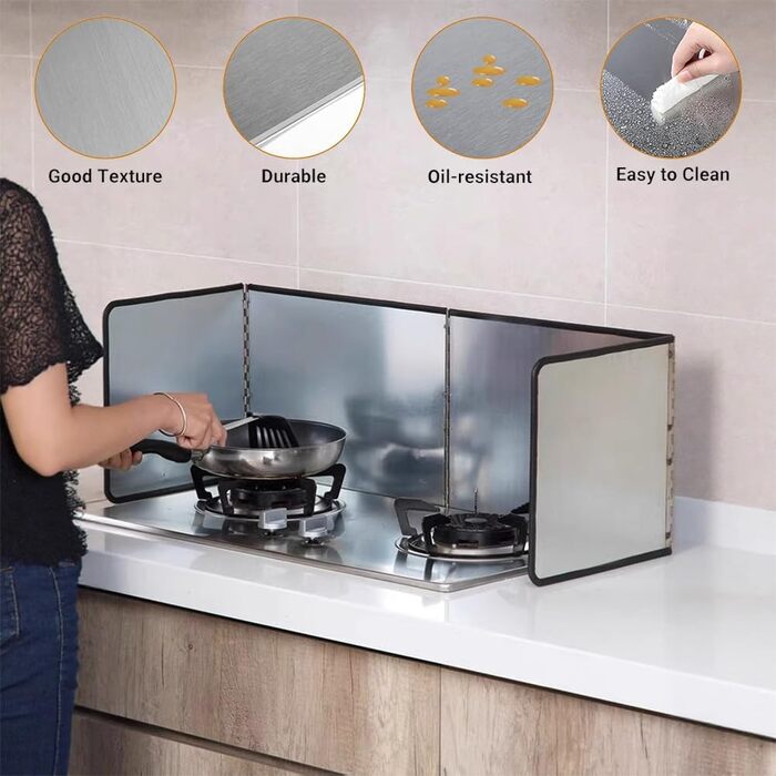 Защита от брызг для плиты 76 х 29 х 30 см BAOSROY