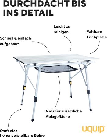 Кемпинговый стол 90 х 52 х см Uquip