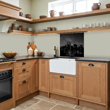 Кухонний фартух 60x80 см Самоклеючий захисний щиток для кухонної стіни Кухонний фартух Кухонні фасади Кухонні фартухи Кухонна стіна Вода - Пейзаж - (Зоряне небо - Ліс, 80 x 80 см)